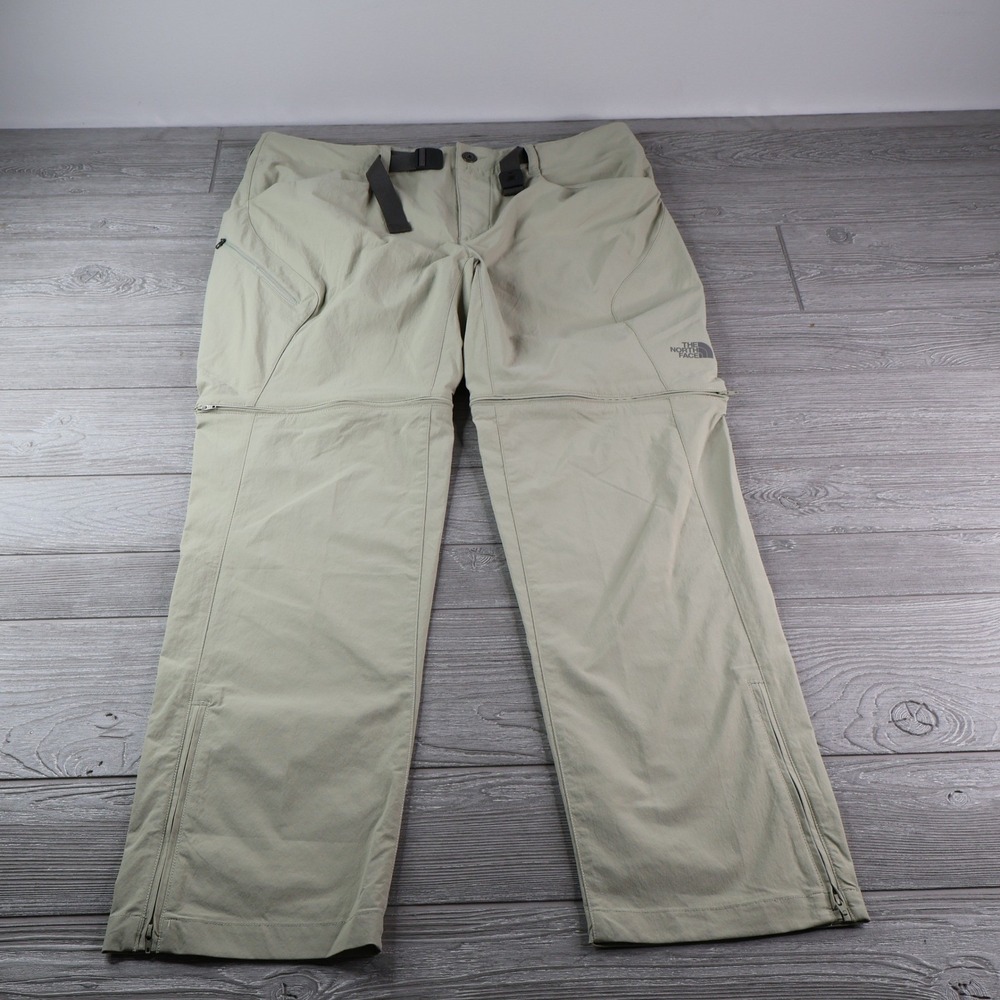 NWT The North Face Paramount 3.0 Convertible Pants Men's 38R Tan Zip-Off